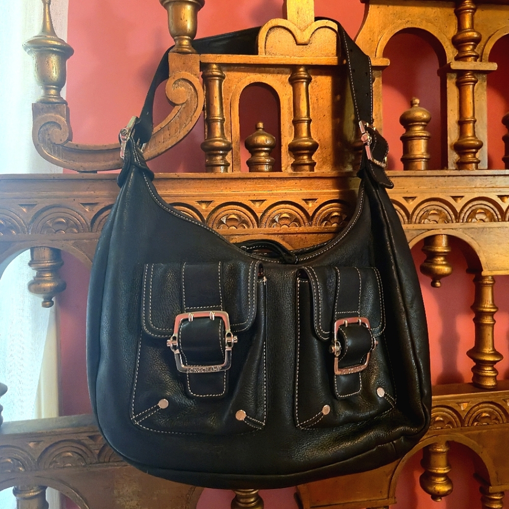 Longchamp 100% real leather hobo shoulder handbag purse